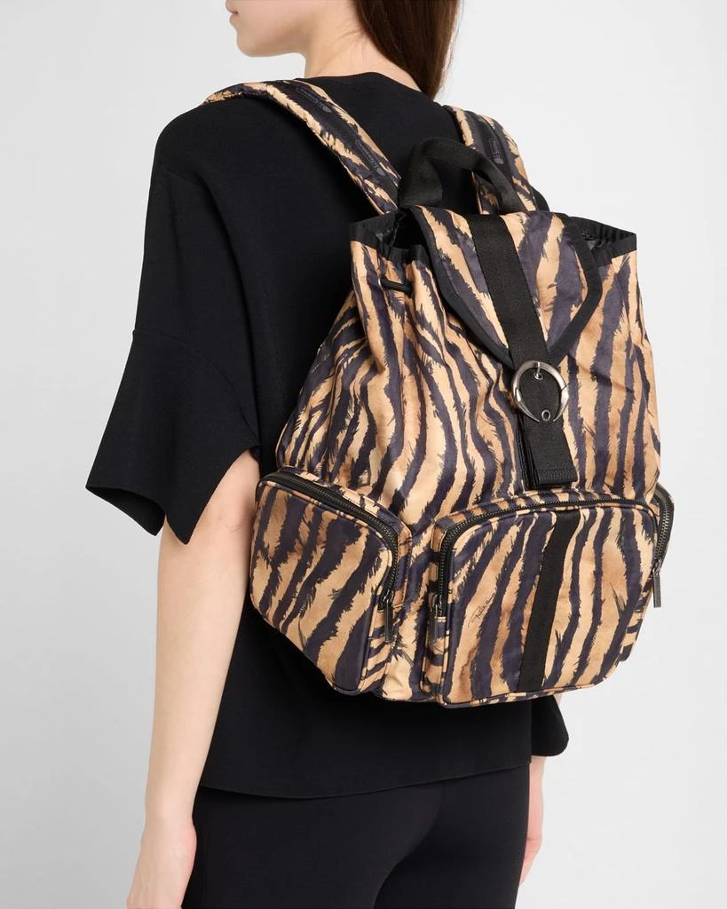 LeSportsac x Roberto Cavalli Napoli Zebra-Print Backpack. Lesportsac x Roberto Cavalli Napoli Zebra-Print Backpack  main image 2