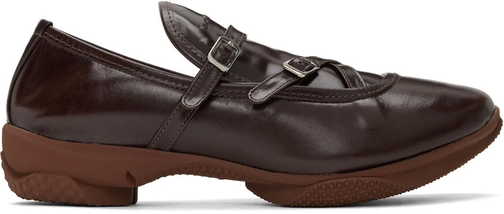 Kiko Kostadinov Brown Sonia Buckled Loafers 1