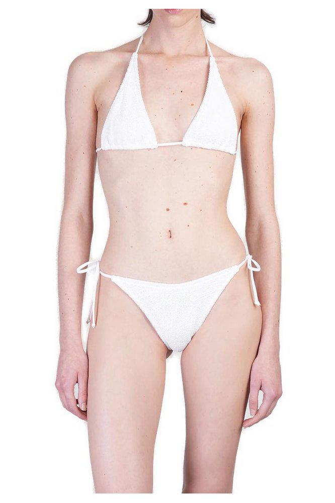 Mc2 Saint Barth Mc2 Saint Barth Guiana Crinkle Triangle Top