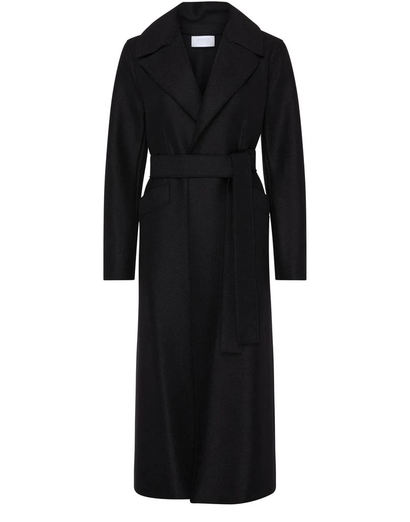 HARRIS WHARF LONDON Pressed wool long coat 1