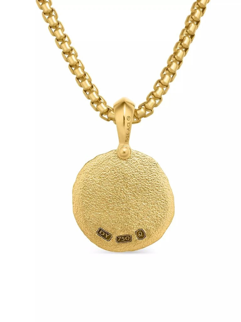 David Yurman Leo Amulet in 18K Yellow Gold, 27mm 4