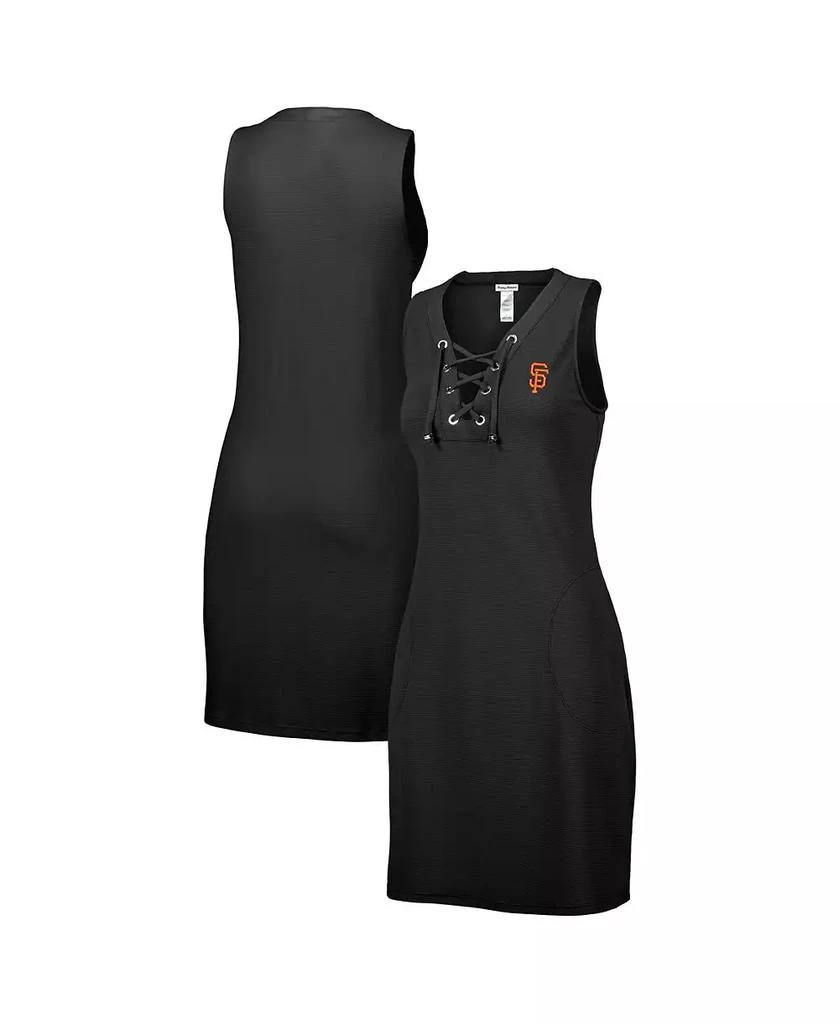 Tommy Bahama Women's Black San Francisco Giants Island Cays Lace-Up Spa Dress 1