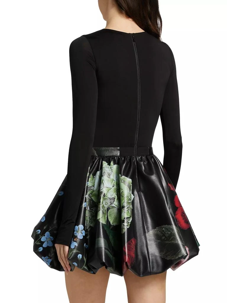 Alice + Olivia Chara Floral Bubble Minidress 5