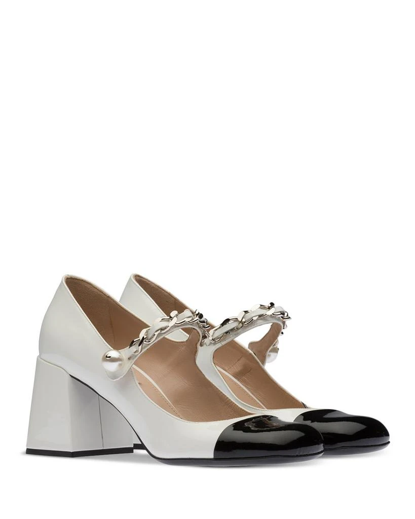 Miu Miu Women's Cap Toe Mary Jane Pumps 1