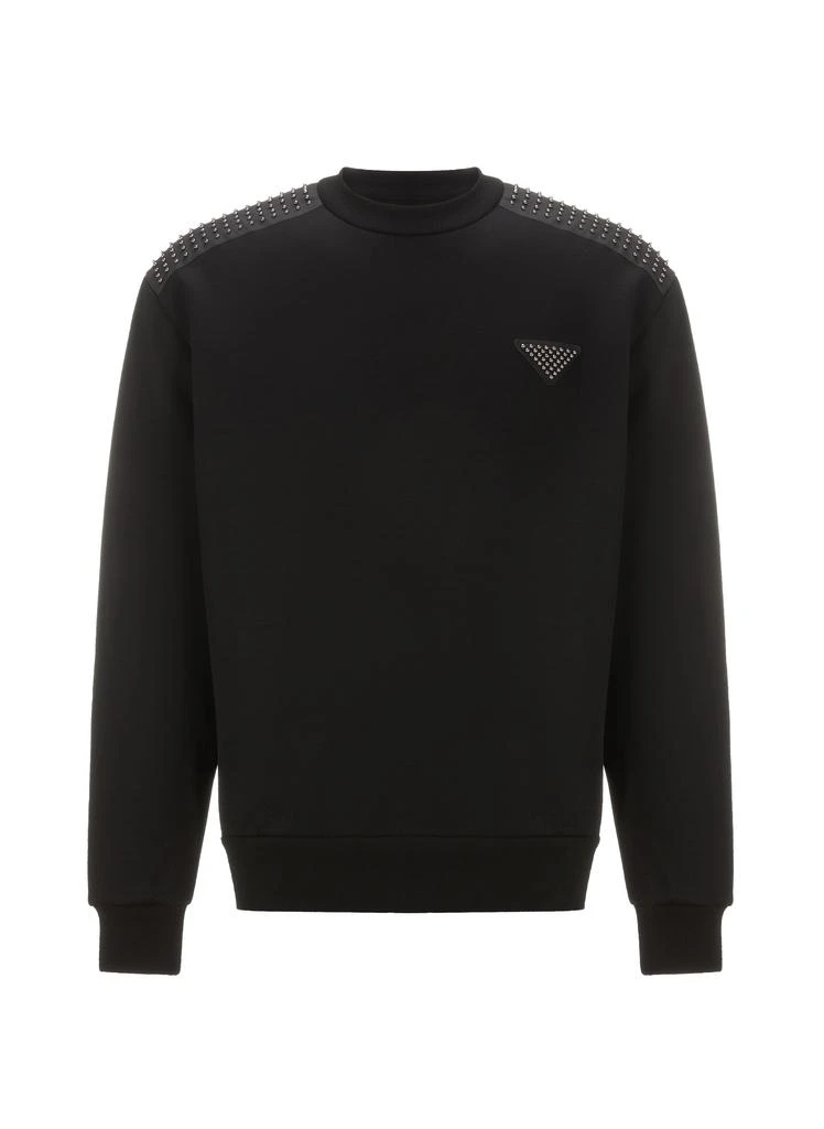 Prada Studded cotton sweatshirt 1