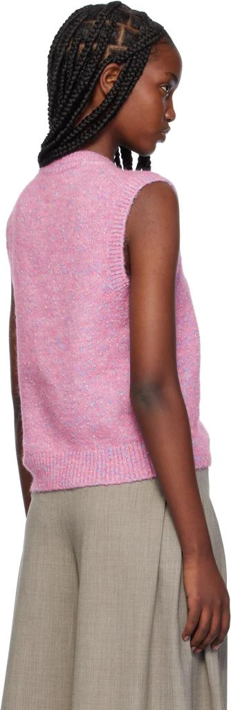 Ganni Pink Knit Vest 3