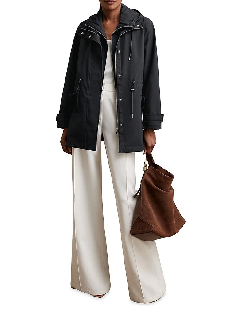 REISS Tia Hooded Raincoat 2