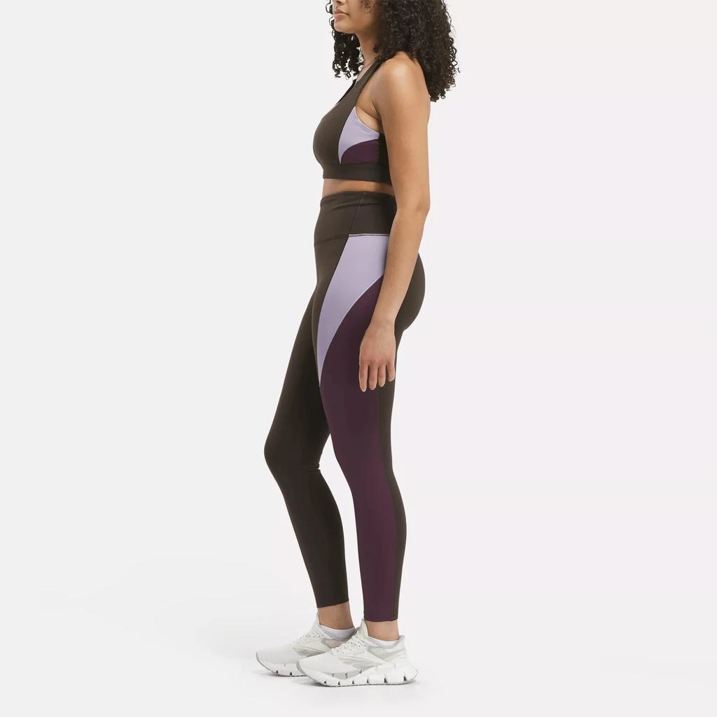 Reebok Women's Lux High-Rise Colorblock Leggings 2