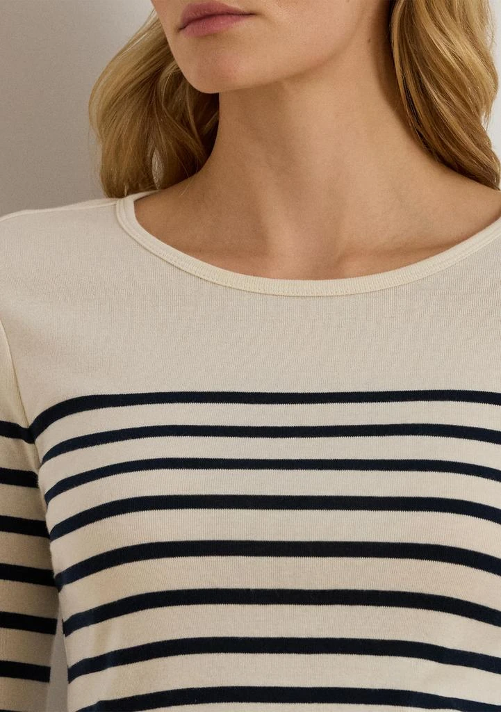 Ralph Lauren Petite Striped Cotton Long-Sleeve Tee 3