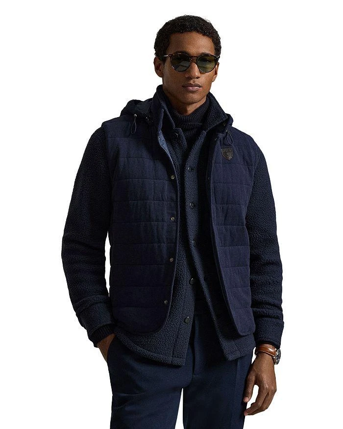 Ralph Lauren Quilted Jersey Hooded Vest