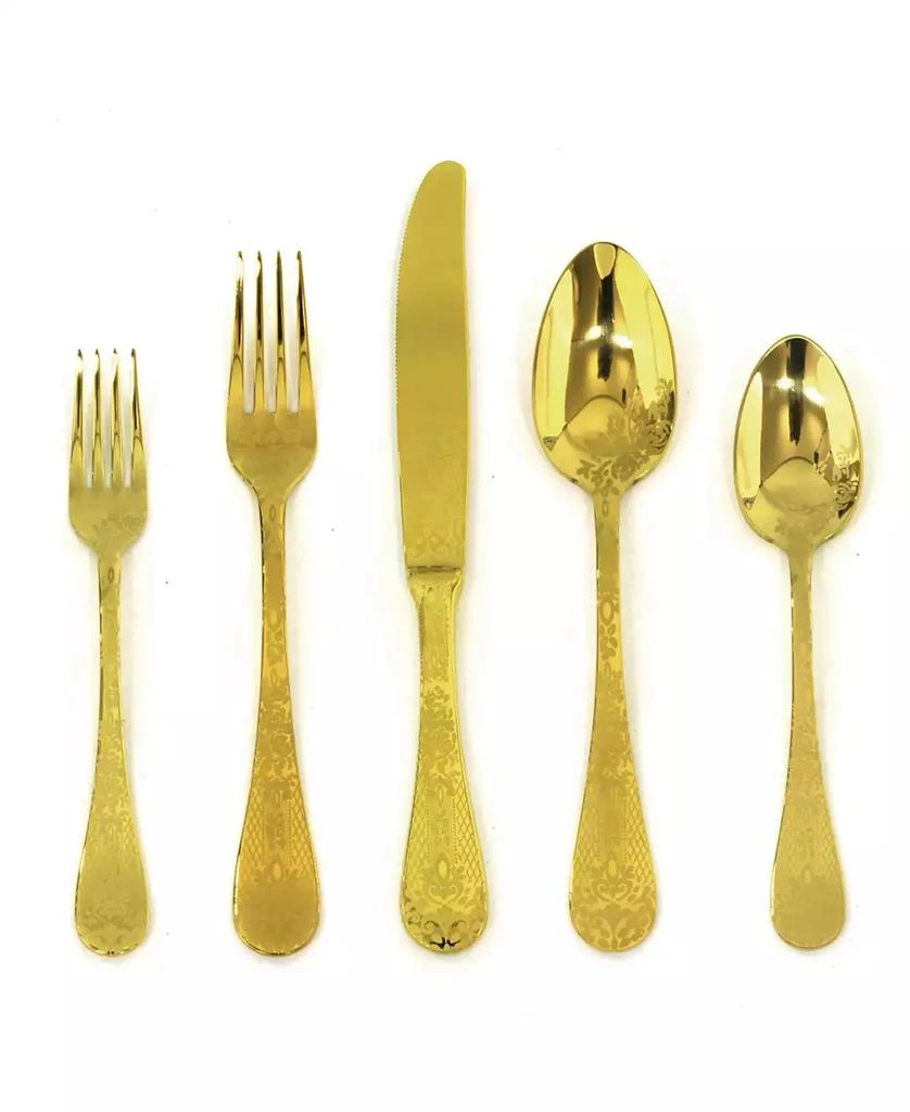 Mepra Casablanca Oro Flatware Set, 20 Piece 2