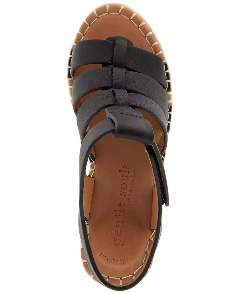 Gentle Souls Women's Capelin Wedge Sandals 4