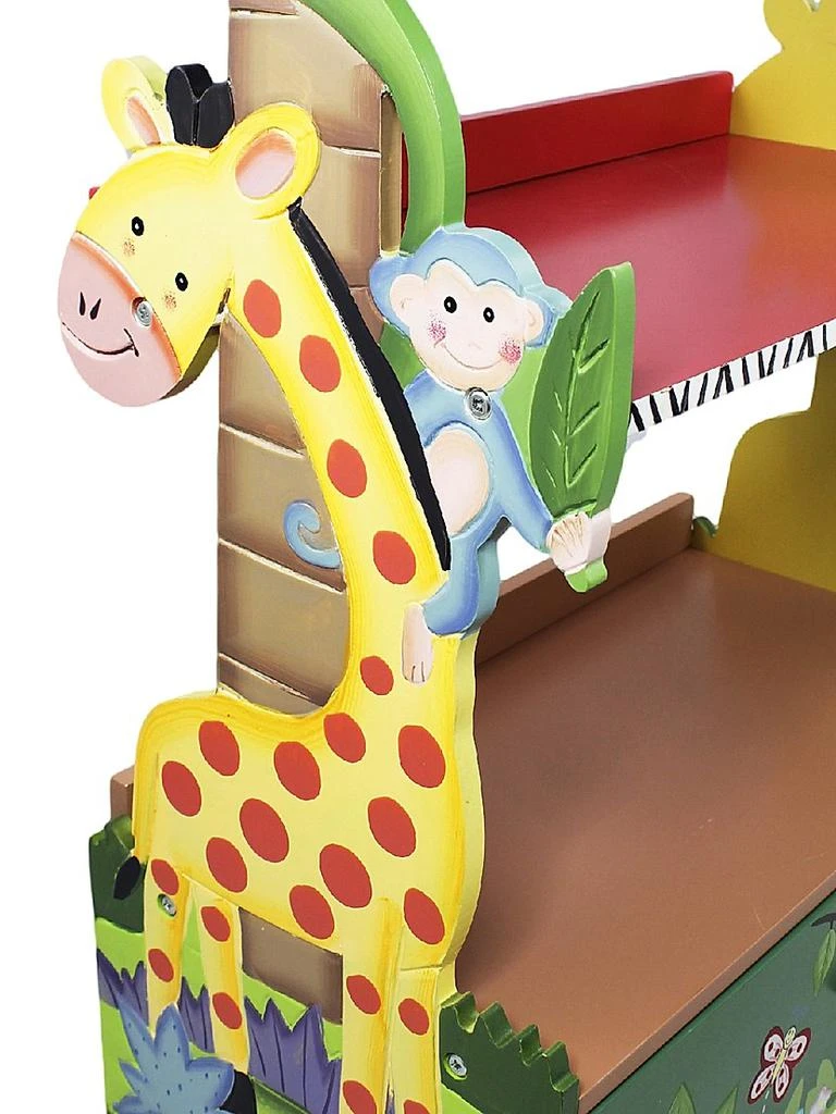Teamson Little Kid's Sunny Safari Bookshelf 3