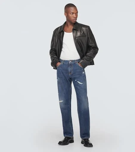 Dolce & Gabbana Distressed straight jeans 2