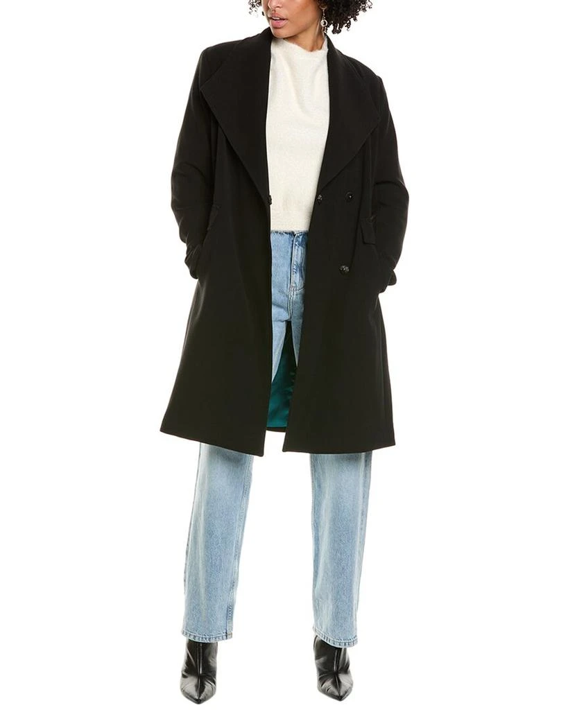Via Spiga Crepe Coat 1