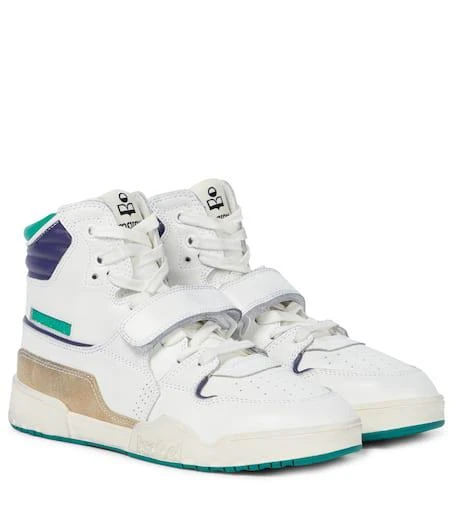 Isabel Marant Alsee leather high-top sneakers 1