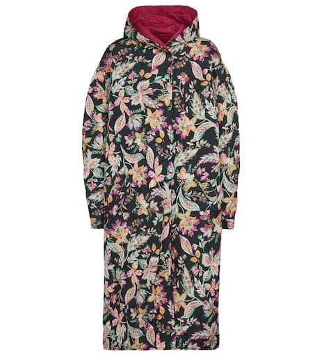 Marant Etoile Dean reversible floral raincoat 1