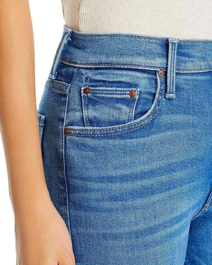 MOTHER The Tomcat High Rise Cropped Straight Leg Jeans in Layover 6