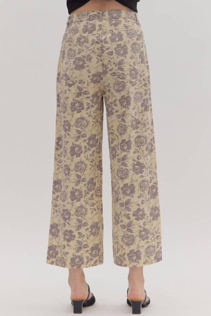 entro Entro - Vintage Rose Ankle Pants