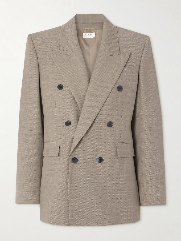 コート Saint Laurent Camel Wool Short Coat Saint Laurent Camel Wool Short Coat – LOZURI®