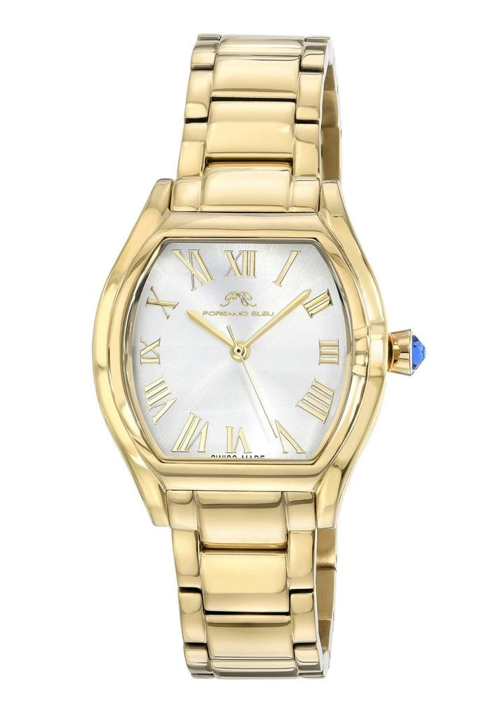 Porsamo Bleu Celine Women's Tonneau Watch, Gold 1