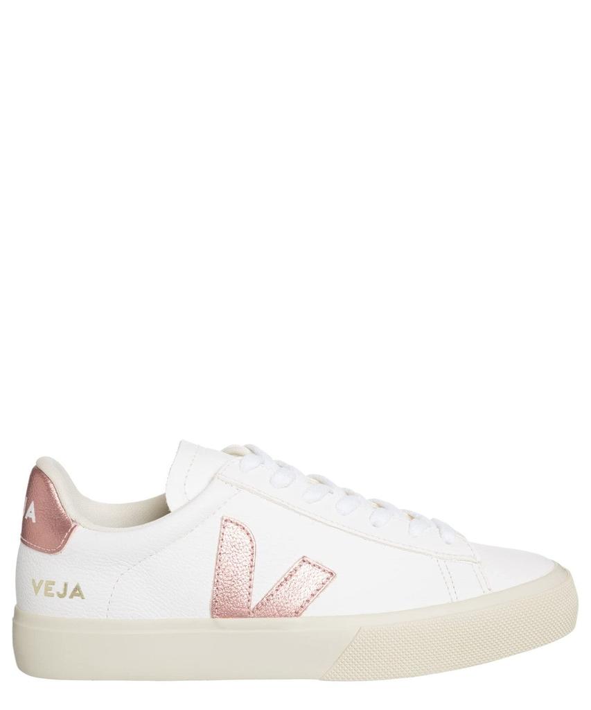 Veja Veja Campo Sneakers Womens 4 White Nacre Leather Lace Up Lifestyle Shoes EEE4287