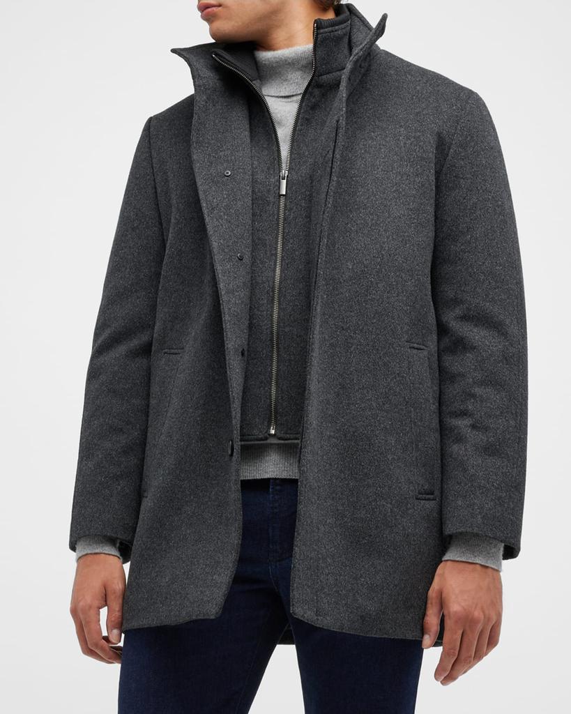 Cardinal of Canada Men's Mont-Royal Car Coat with Bib