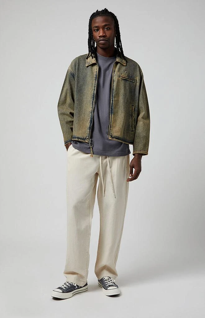 PacSun Cream Linen Pants 2