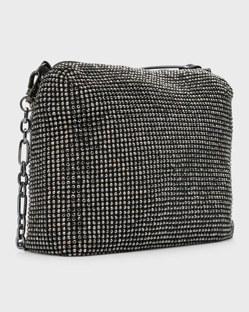 Whiting & Davis Anya Metallic Crystal Shoulder Bag 6