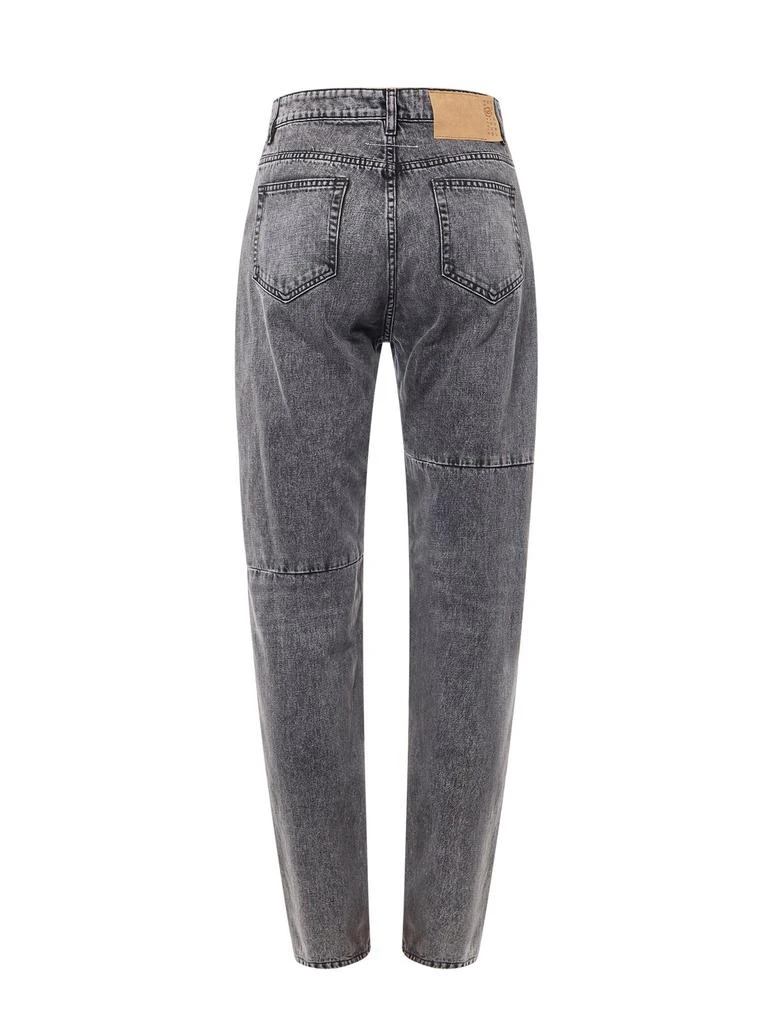 MM6 MM6 Maison Margiela Logo Patch Straight-Leg Jeans 2