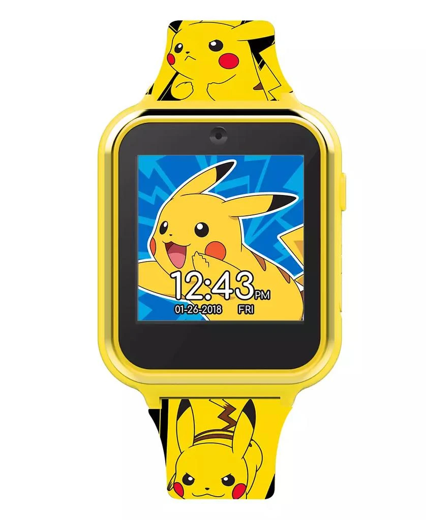 Accutime Children's Yellow Silicone Smart Watch 38mm 1