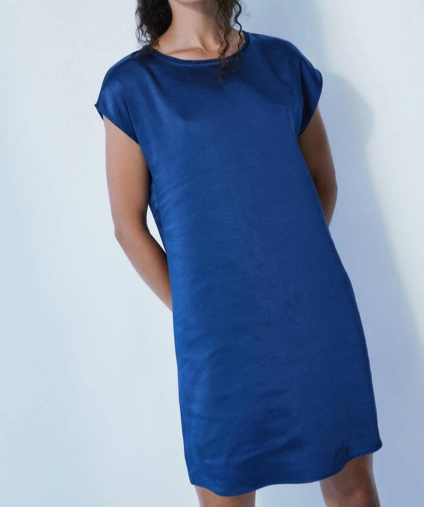 ezra blue dress Ezra