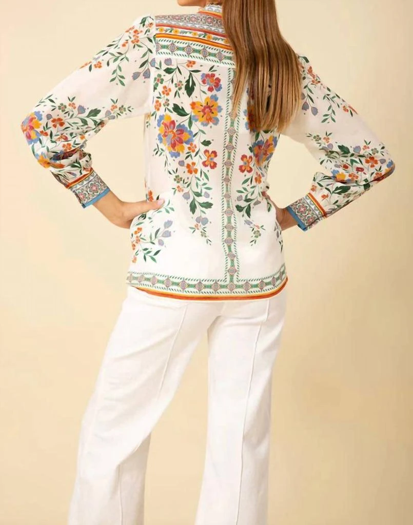 Hale Bob Hale Bob - Selah Button Silk Top 3