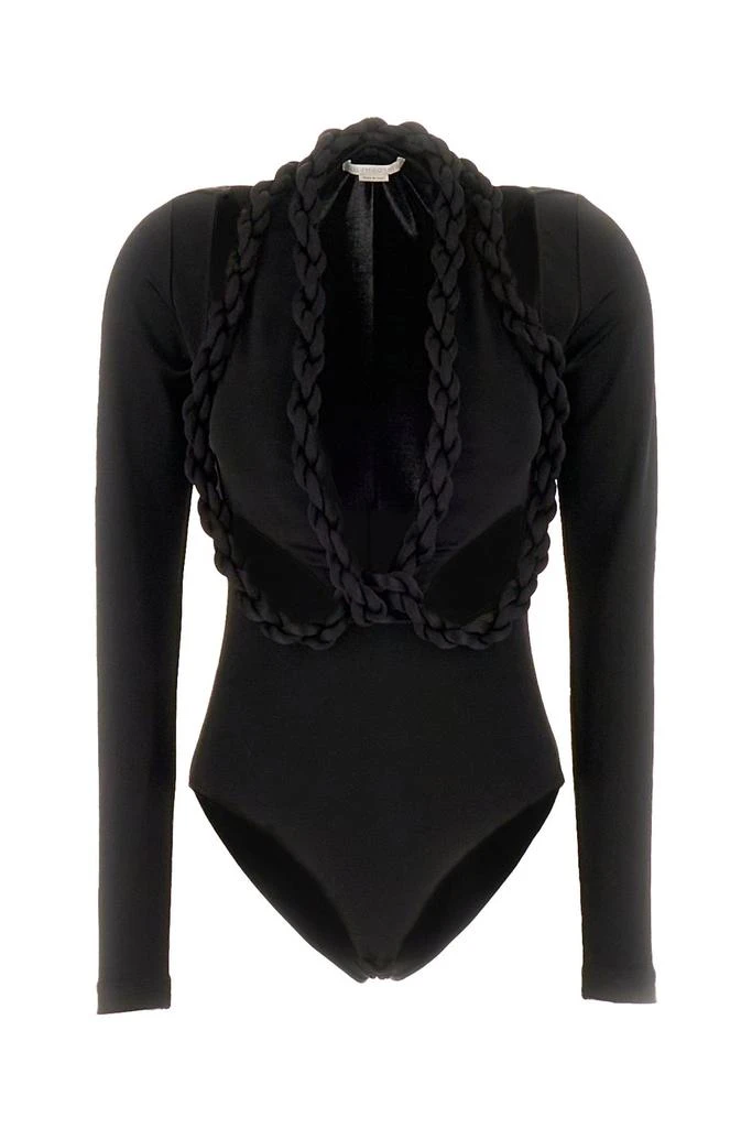Stella McCartney Stella McCartney Deep V-Neck Cut-Out Bodysuit 1