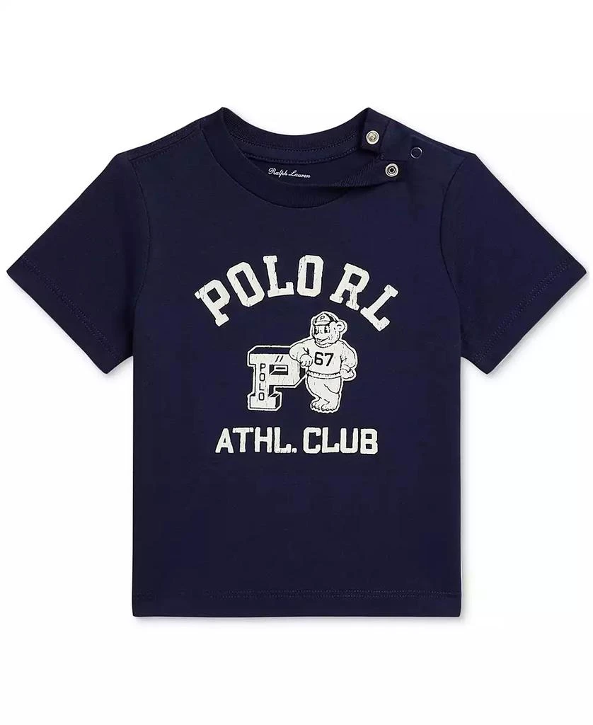 Ralph Lauren Baby Boys Cotton Crewneck Tee