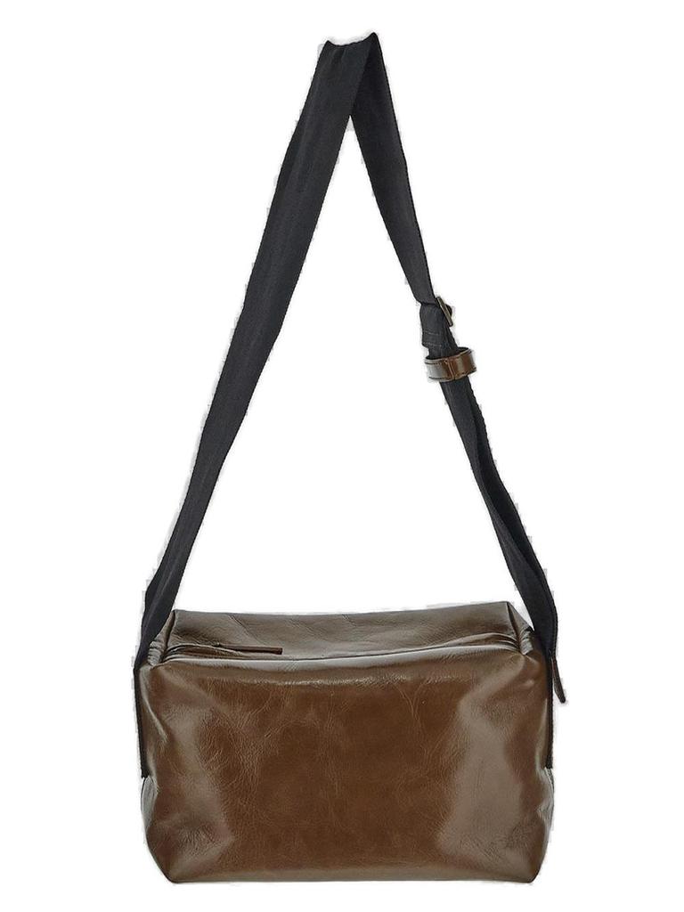Uma Wang Uma Wang Buckle Detailed Zip-Up Shoulder Bag