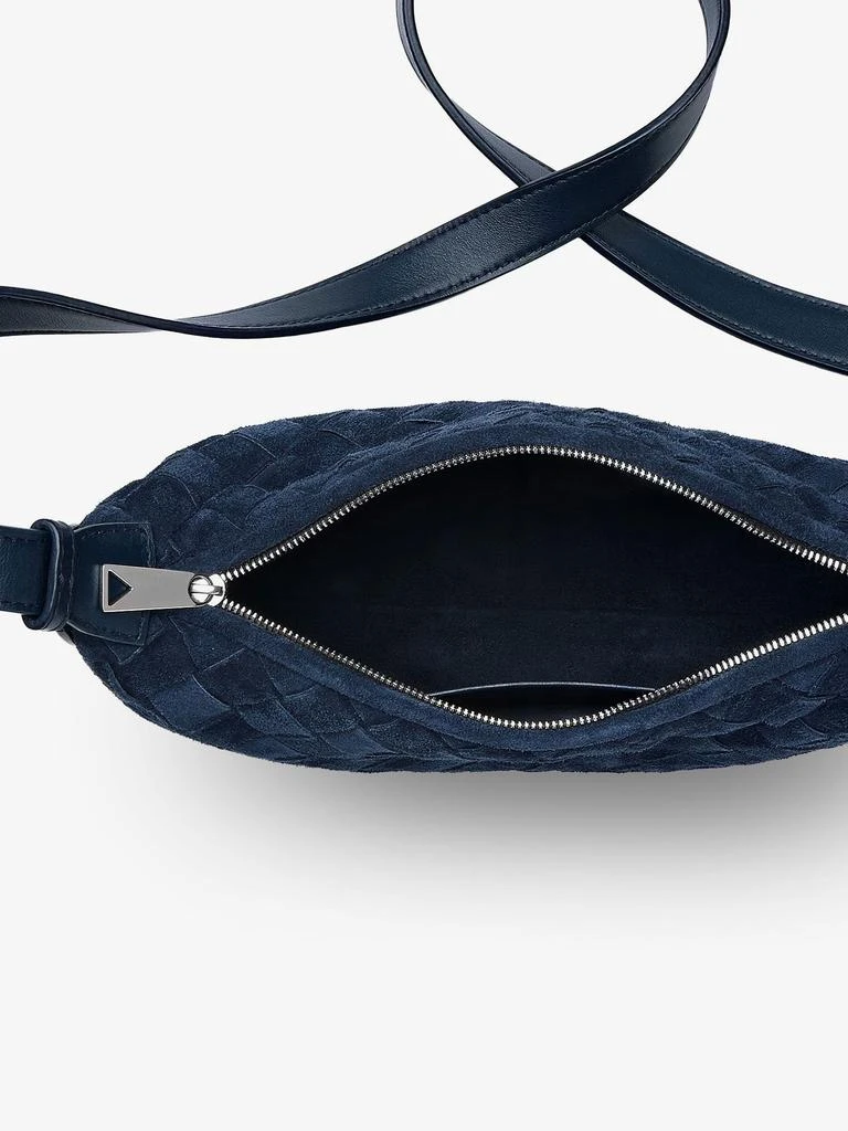 Bottega Veneta Traveler suede shoulder bag 4