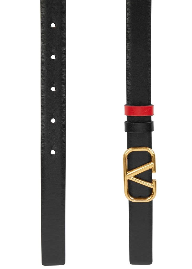 Valentino VLogo reversible leather belt 4