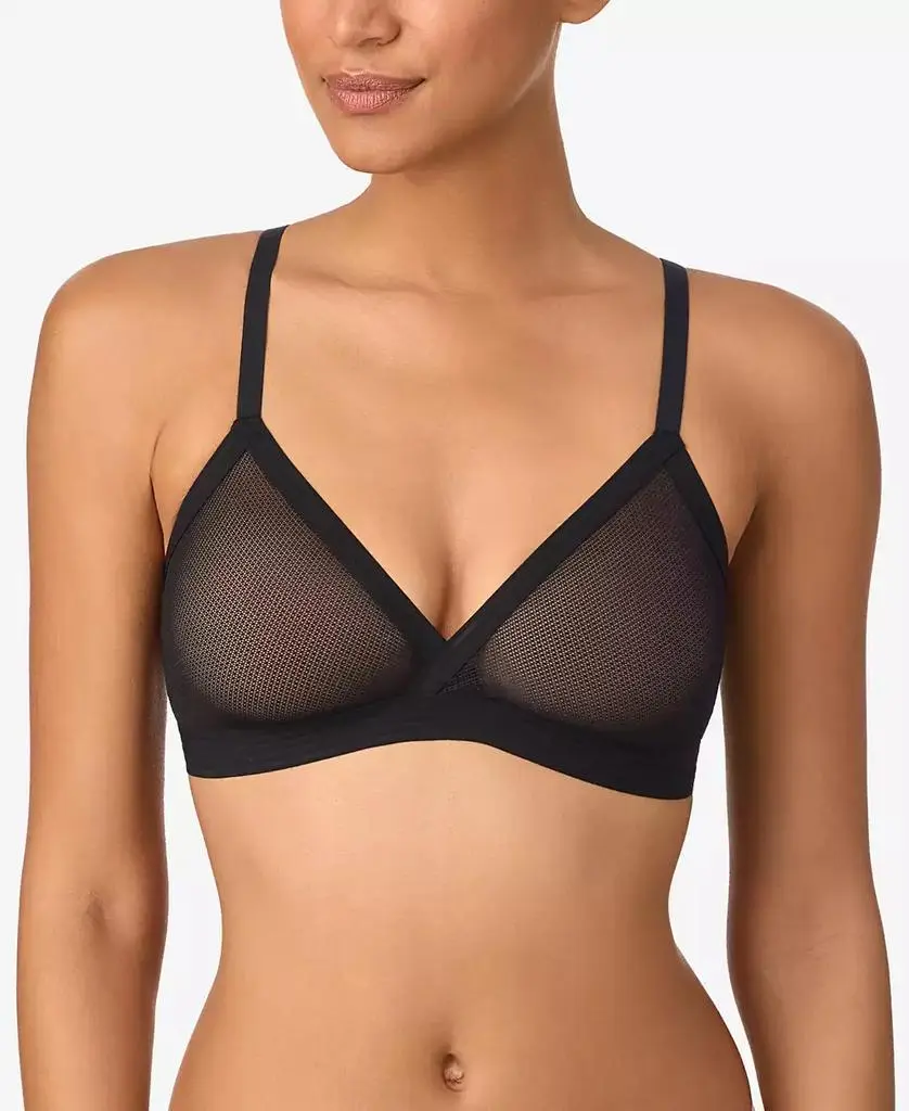 DKNY Women's Sheer Stripe Bralette DK7626