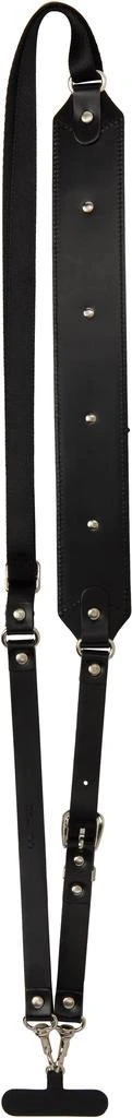 Toga Virilis Black Leather Phone Bag Strap 2
