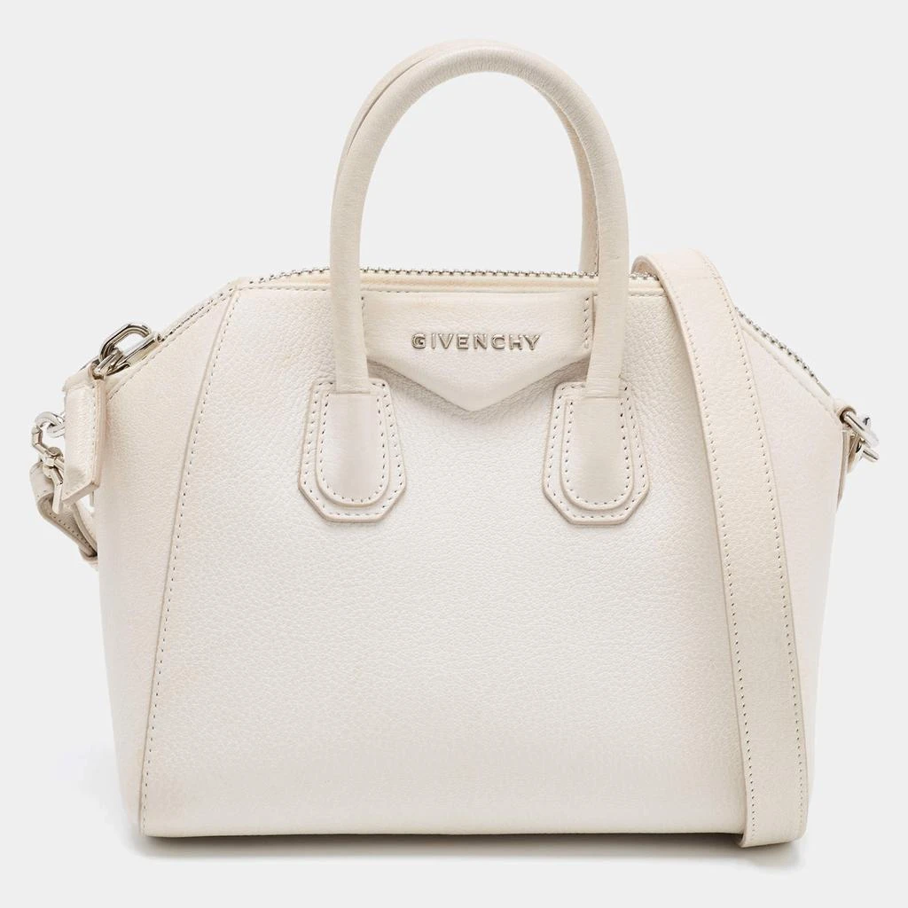 Givenchy Givenchy Off White Leather Mini Antigona Satchel 1