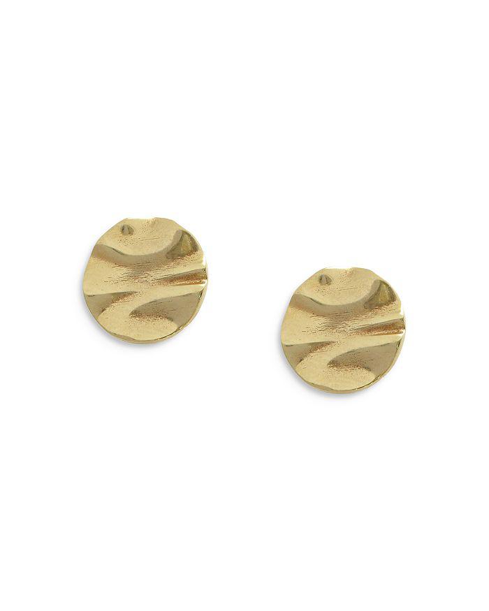 Bloomingdale
s Fine Collection 14K Yellow Gold Wave Art Earrings