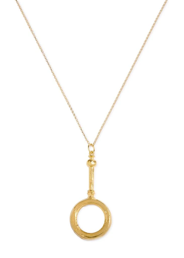 Alighieri The Poet's Lens 24kt gold-plated necklace 1