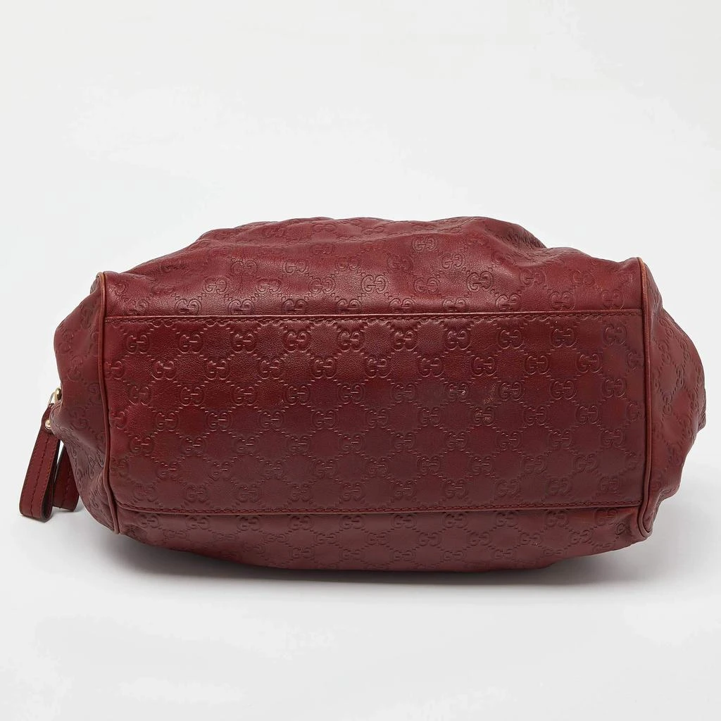 Gucci Gucci Brick Brown Guccissima Leather Medium Sukey Boston Bag 8
