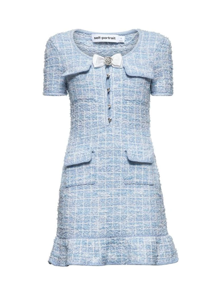 Self Portrait Self-Portrait Tweed Mini Dress 1
