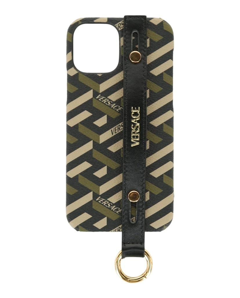 Versace Coated Canvas La Greca iPhone 12 Case