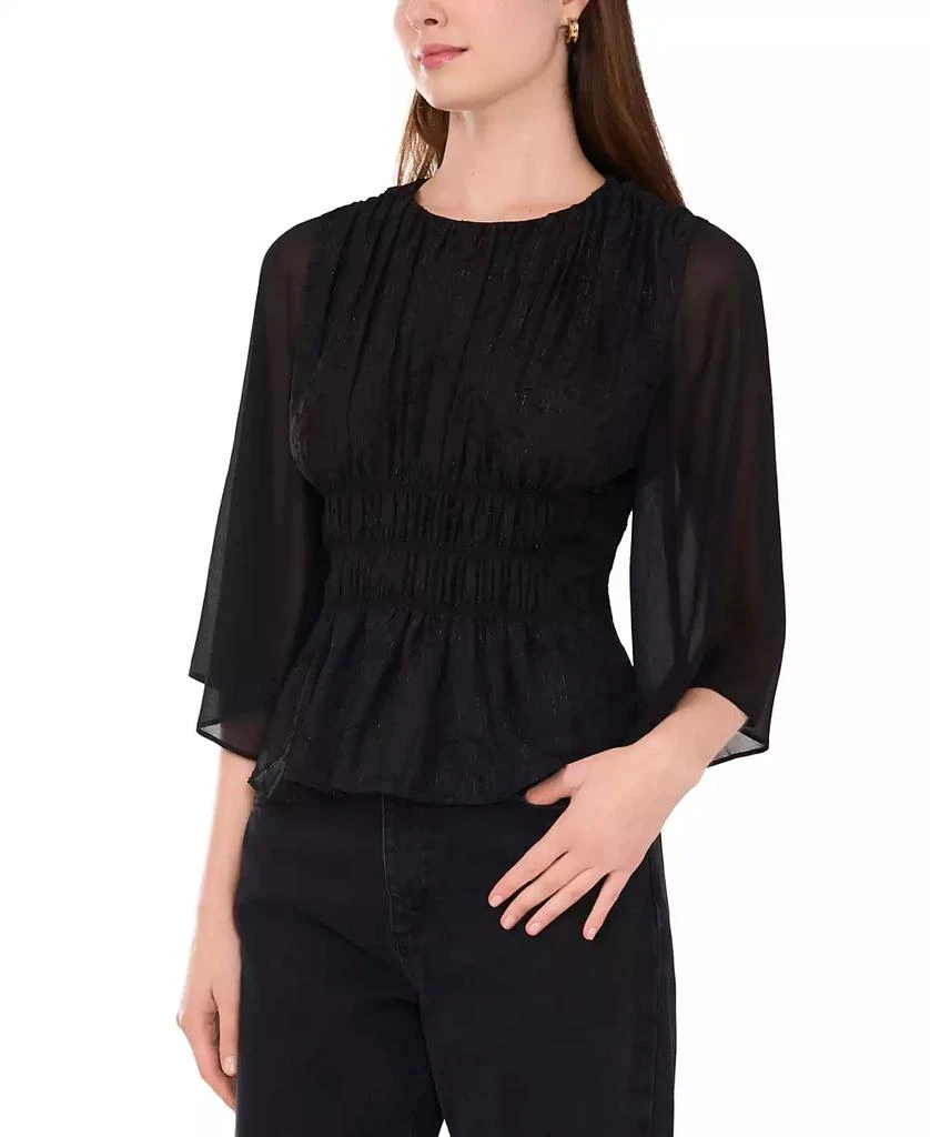 Parker Women's Elodie Smocked-Waist Top 3