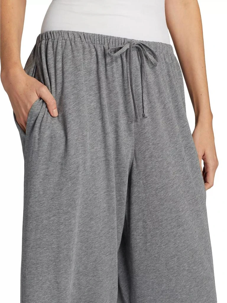 The Row Lanuit Cotton Wide-Leg Lounge Pants 6