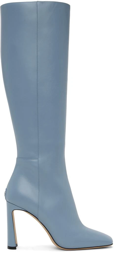 Jimmy Choo Blue Kinsey Boots 1