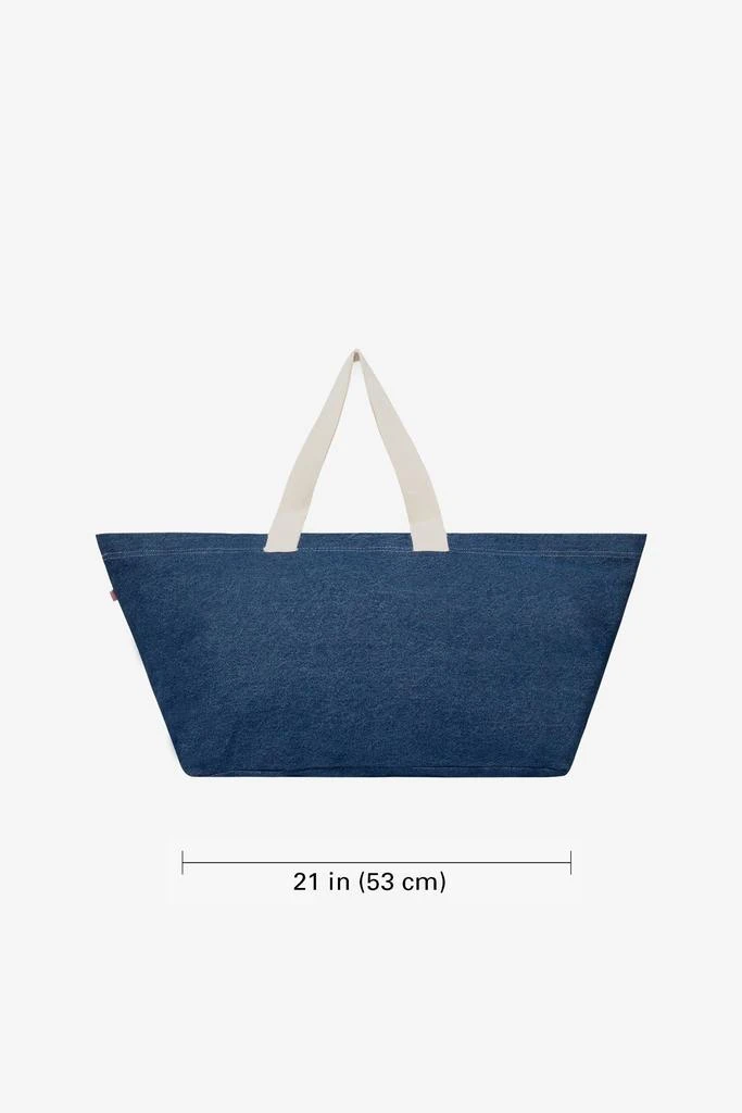 Los Angeles Apparel WD12 - Denim Oversized Bag 2